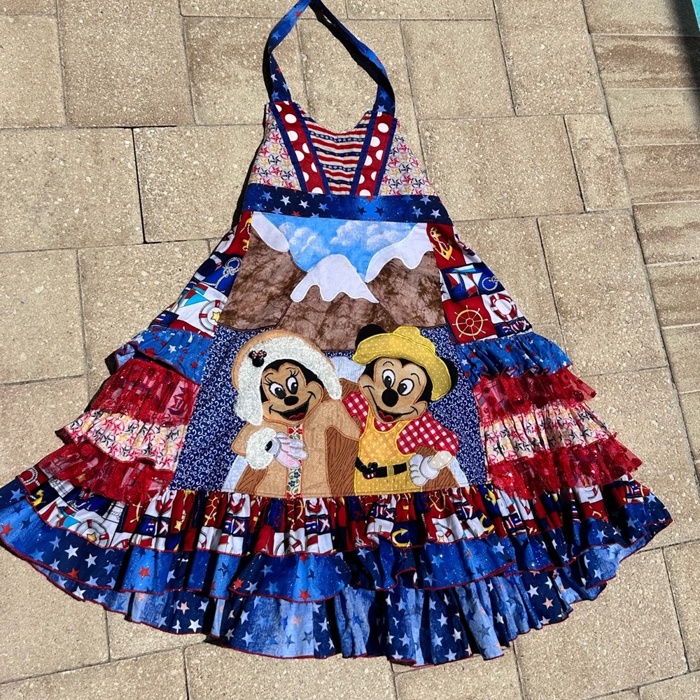 Disney Cruise Line, Alaska embroidered Custom dress